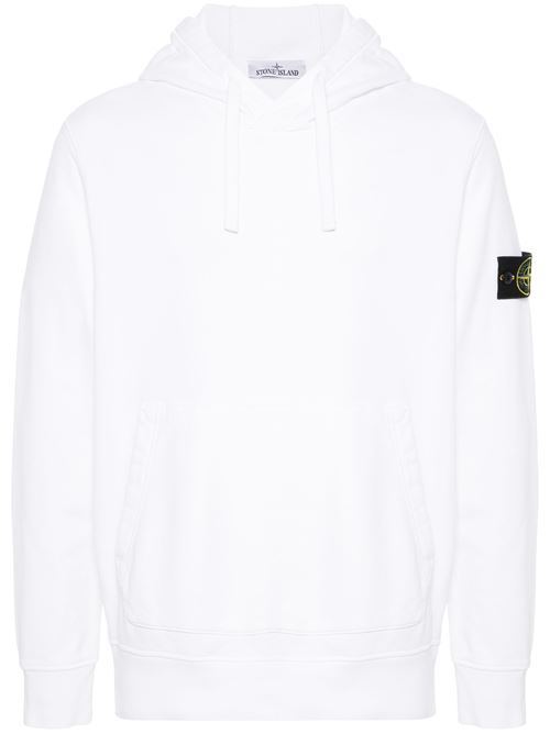 Optical white cotton knitwear STONE ISLAND | 156100045S0051V0001